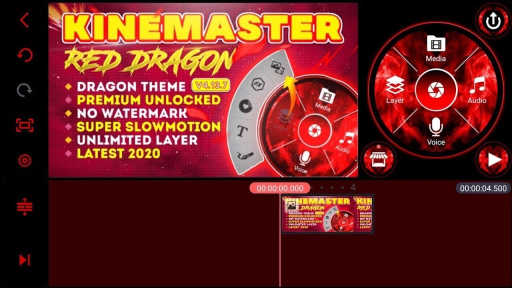 kinemaster red dragon mod